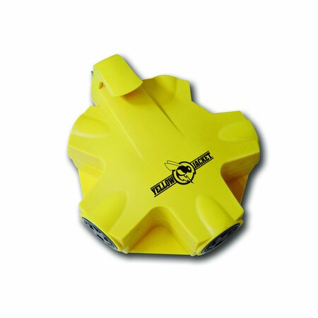 YELLOW JACKET Adapter, 5 Outlet Yellow Bulk, 5PK 997362